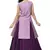 Lavender Indo With Maroon Lehenga For Girls