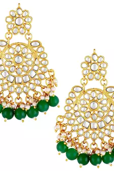 Traditional Kundan & Pearl Studded Choker Necklace Jewellery Set For Women 