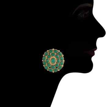 Traditional Handcrafted Faux Kundan & Pearl Studded Choker Jewellery Set For Women  3