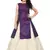 Kids Maroon Indo With Cream Lehenga Choli For Girls