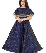 Kids Blue Gown For Girls 