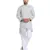Grey plain cotton kurta-pajama