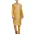 Gold embroidered art silk kurta-pajama