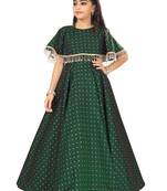 Kids Green Gown For Girls 