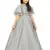 Kids Grey Long Gown For Girls