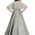 Kids Grey Long Gown For Girls