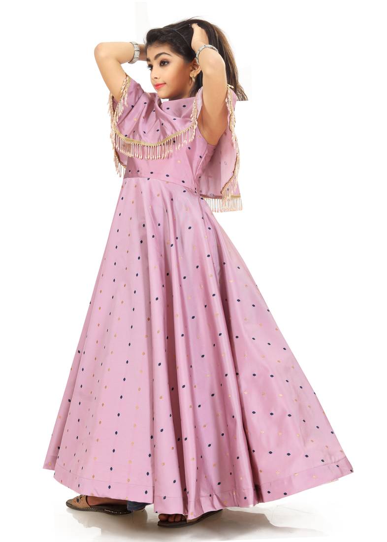 Kids Lavender Gown For Girls