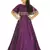 Kids Maroon Long Gown For Girls 