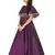 Kids Maroon Long Gown For Girls 