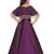 Kids Maroon Long Gown For Girls 