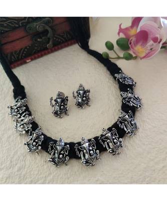 Ganpati Shape Necklace Set 1