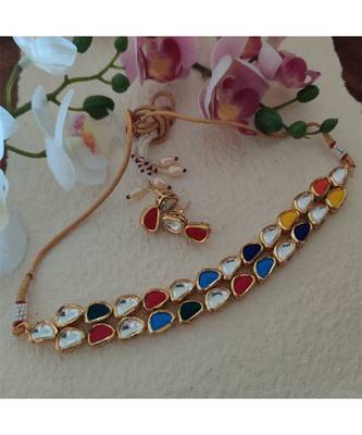 Multi Stone Necklace Set 1