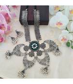 Green Stone Necklace Set