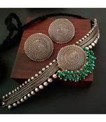 Green Pearl Antique Necklace Set