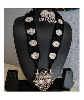 Antique Silver Necklace Set 1