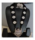 Antique Silver Necklace Set