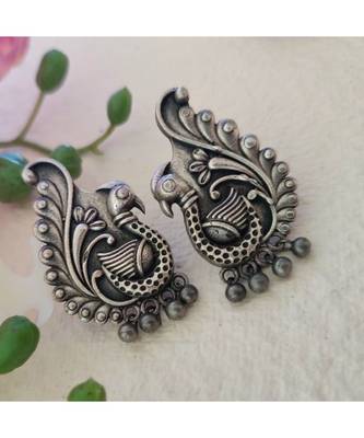 Antique Poslish Peacock Earring 1