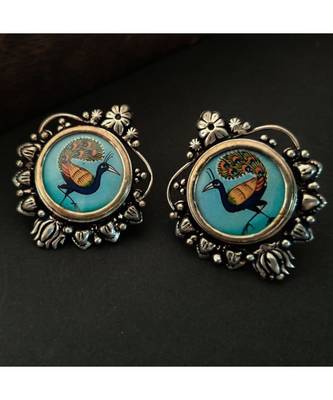 Peacock Photoframe Stud 1
