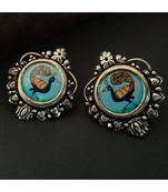 Peacock Photoframe Stud