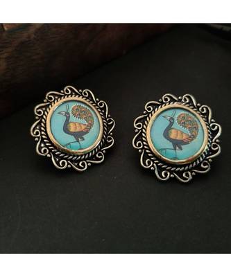 Peacock Photoframe Stud 1