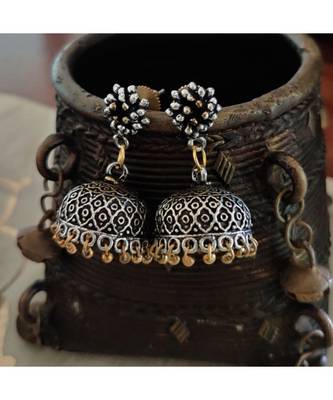 Dual Tone jhumka 1