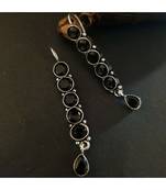 Black Stone Earring