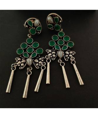 Green Stone Dangler 1