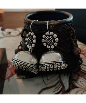 German Silver Jhumka 1
