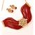 Red moti necklace-sets