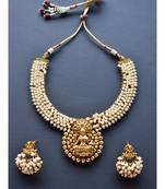 Golden plain necklace-sets