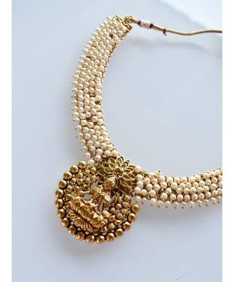 Golden plain necklace-sets 3