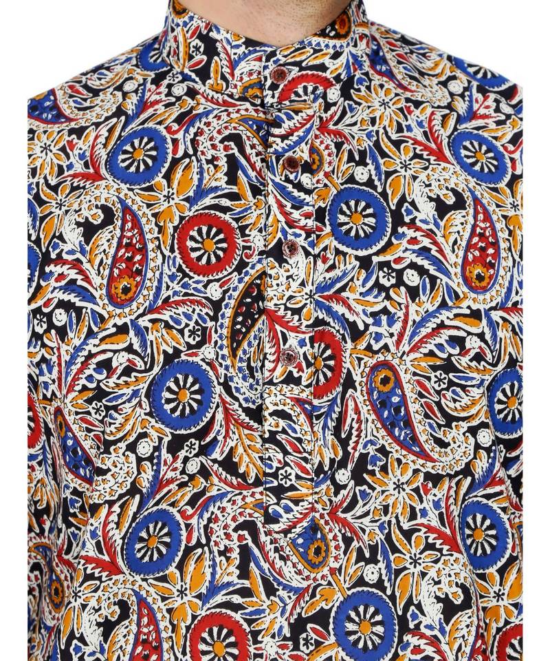 multicolor plain Cotton kurta pajama