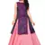Kids Maroon Indo With Pink Lehenga Choli 