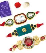 Sukkhi Exotic Gold Plated Rakhi 
