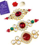 Sukkhi Exotic Gold Plated Rakhi 