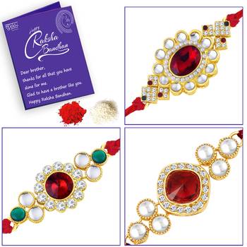 Sukkhi Exotic Gold Plated Rakhi  4