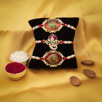 Sukkhi Exotic Gold Plated Rakhi  3