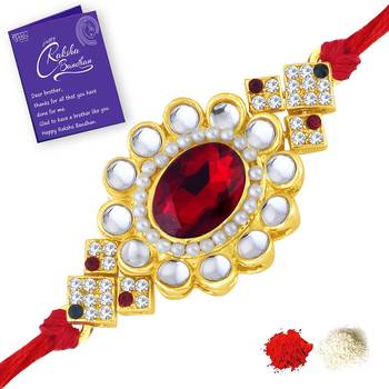 Sukkhi Exotic Gold Plated Rakhi  5