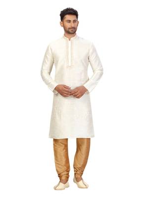 white  printed kurta pajama 3