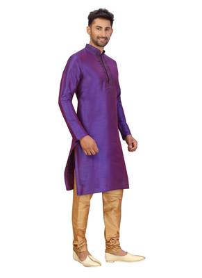 purple printed kurta pajama 6