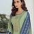 Green embroidered pure silk salwar