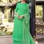 Green embroidered pure silk salwar