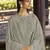 Grey embroidered pure silk salwar