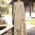 Beige embroidered pure silk salwar