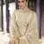 Beige embroidered pure silk salwar
