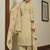 Beige embroidered art silk salwar