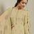 Beige embroidered art silk salwar