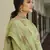 Green embroidered art silk salwar
