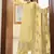 Yellow embroidered art silk salwar