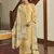 Yellow embroidered art silk salwar